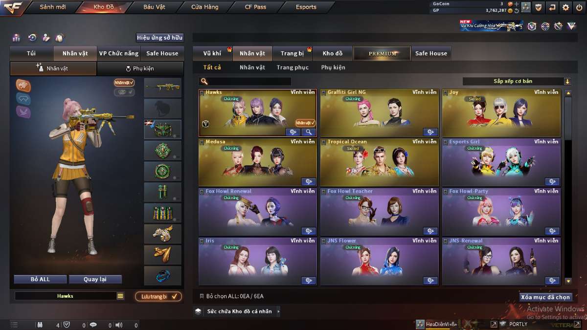 shop acc cf uy tin gia re